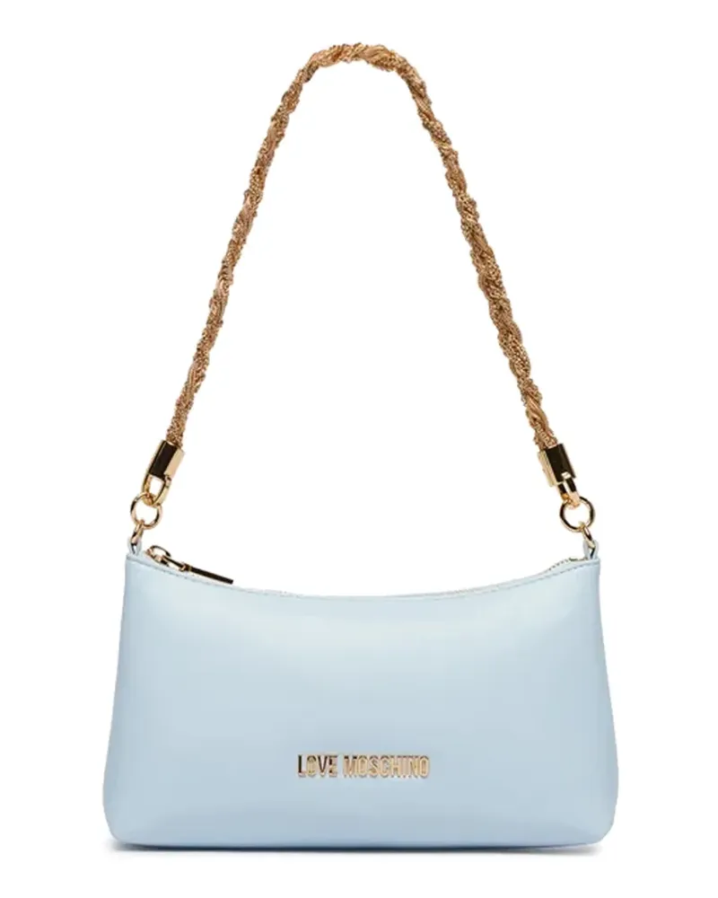 Moschino twisted strap tote bag - Blau Blau