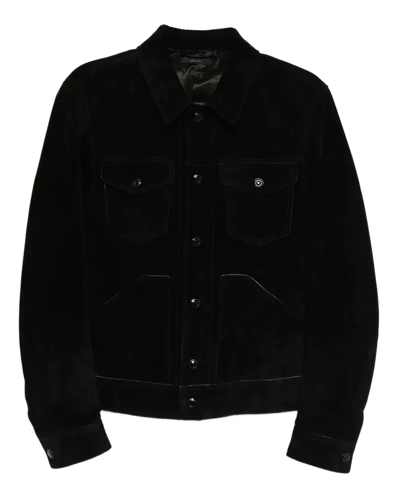 Tom Ford Western Jacke - Schwarz Schwarz