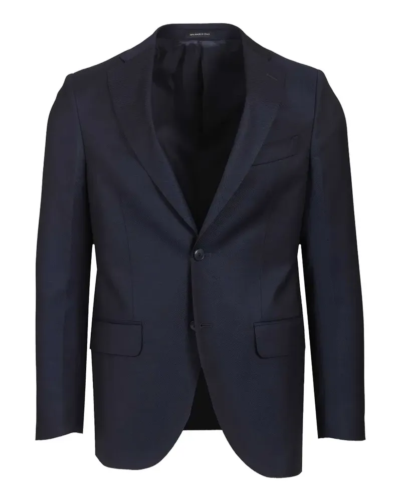 Al Duca D’Aosta 1902 wool single-breasted blazer - Blau Blau