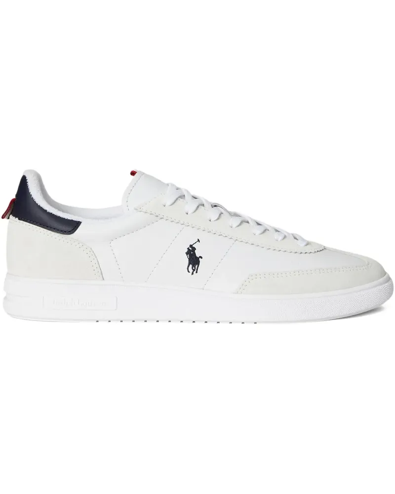 Ralph Lauren Bedford Sneakers aus Wildleder - Weiß Weiß