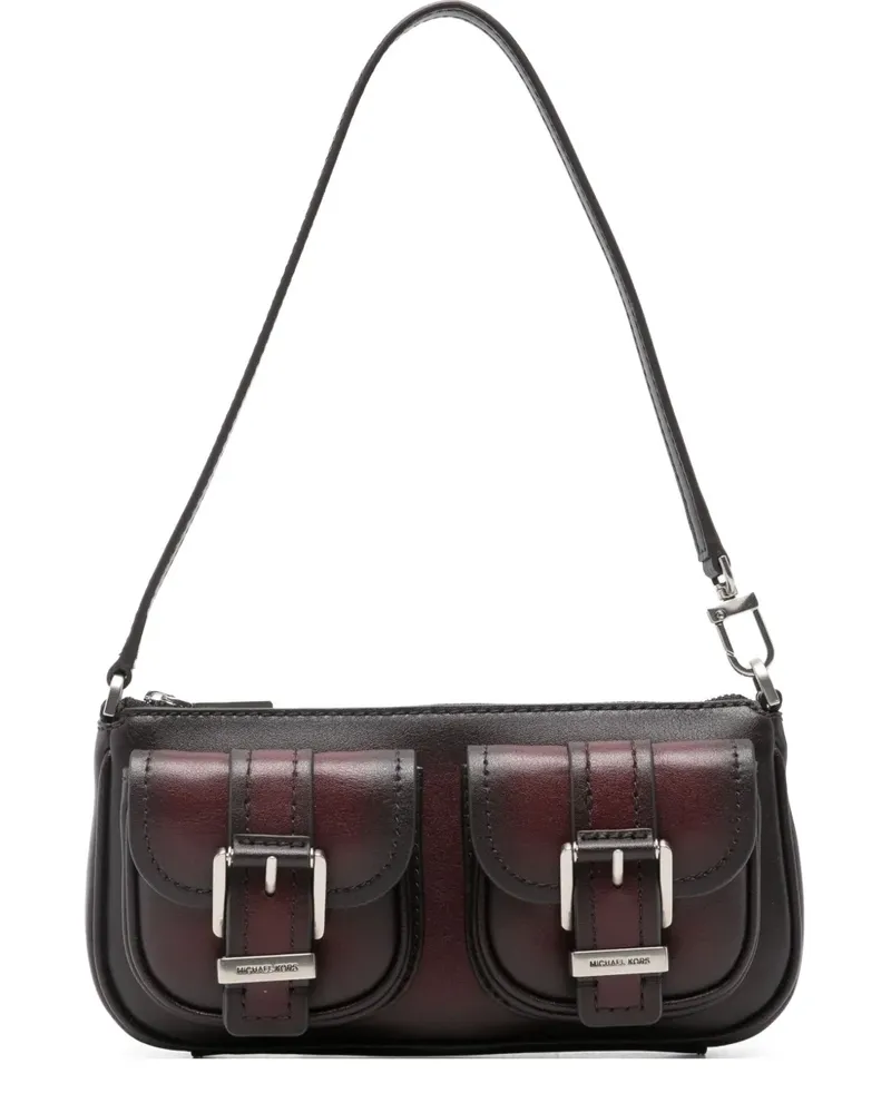 Michael Kors buckle-detail flap shoulder bag - Rot Rot