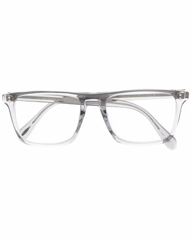 Oliver Peoples Eckige Bernardo-R Brille - Grau Grau