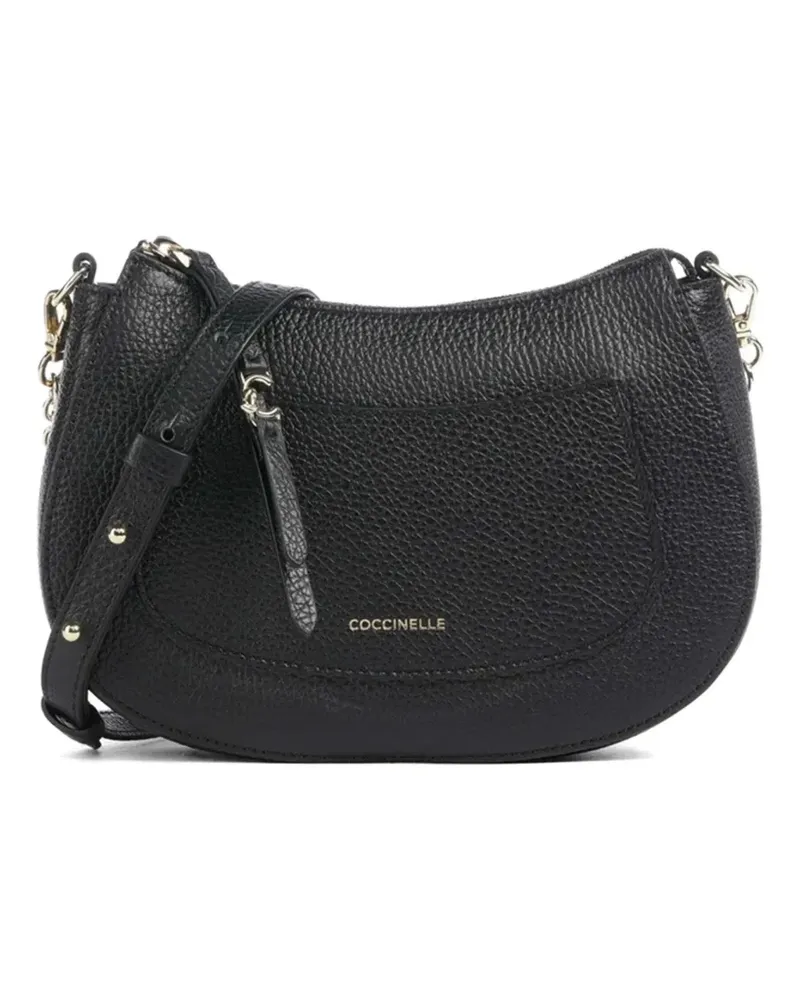 Coccinelle leather shoulder bag - Schwarz Schwarz