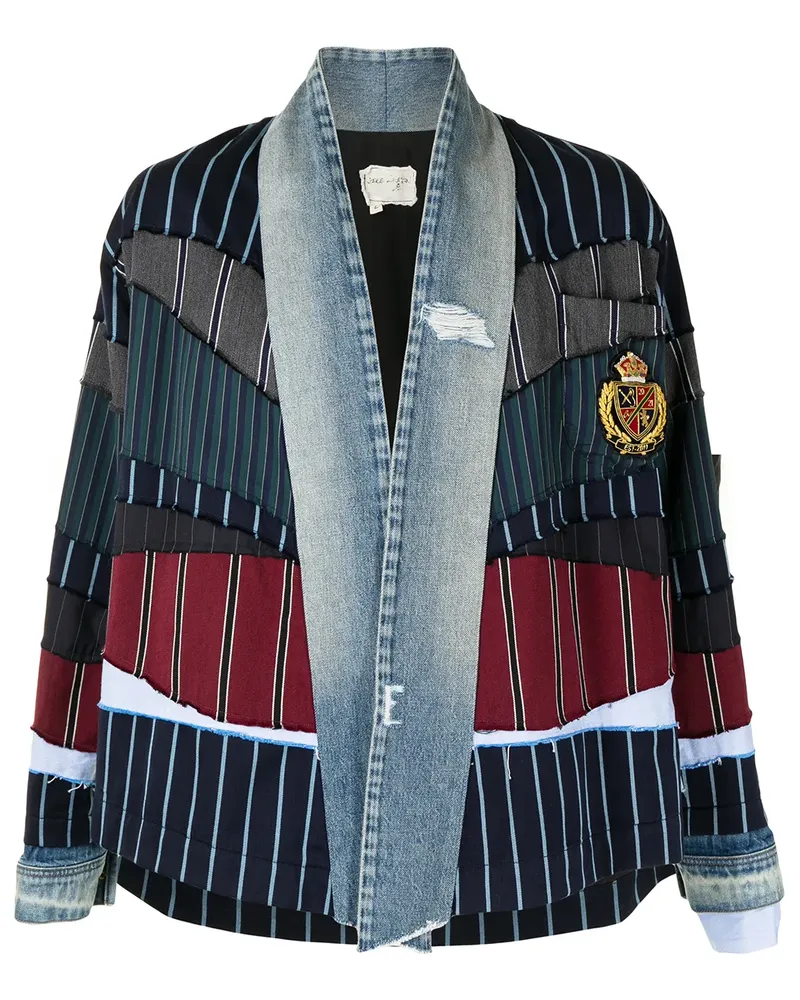 Greg Lauren Jacke im Patchwork-Look - Mehrfarbig Mehrfarbig