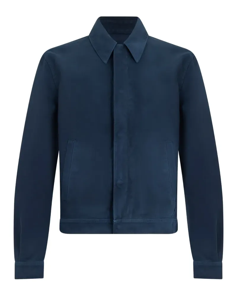 Fendi Jacke mit Logo-Print - Blau Blau