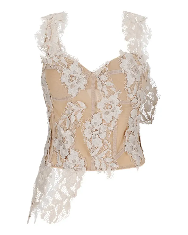 Giuseppe di Morabito laced bustier - Weiß Weiß