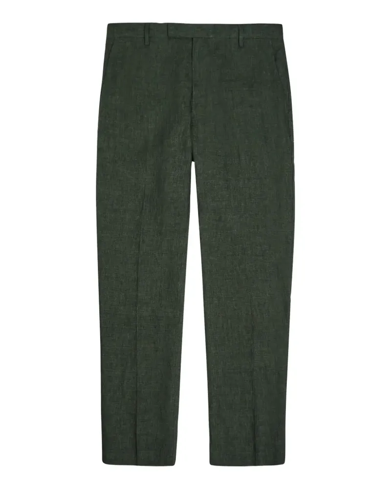 Sunspel pressed-crease trousers - Grün Grün
