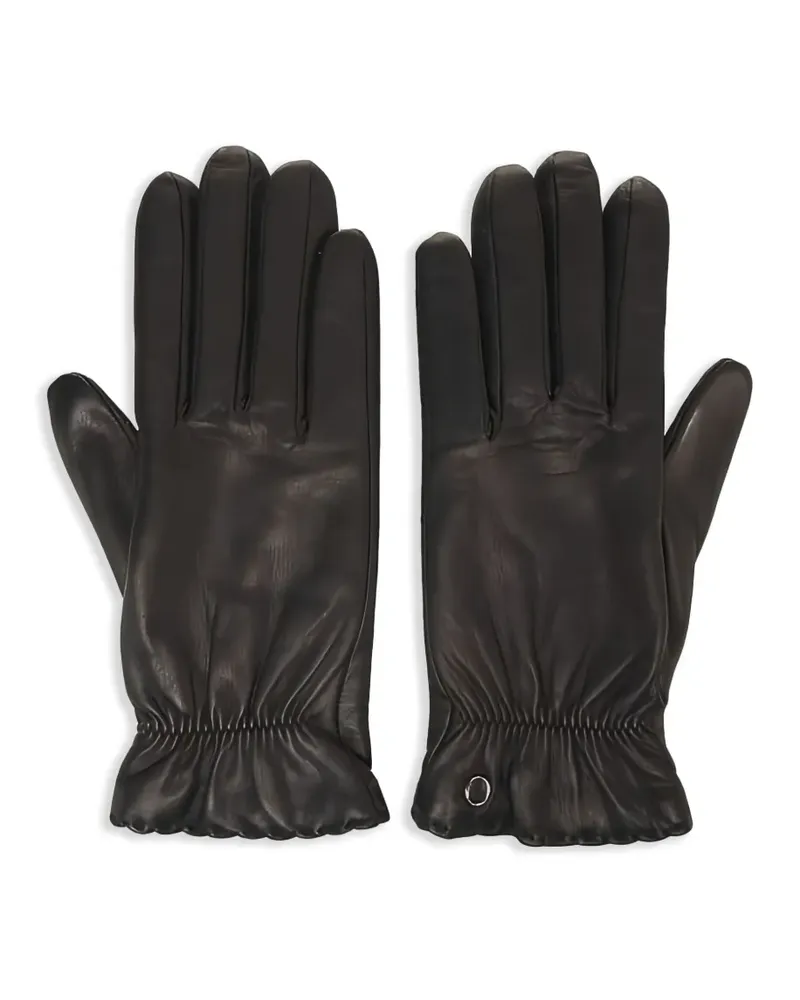 Orciani Handschuhe aus Nappaleder - Schwarz Schwarz