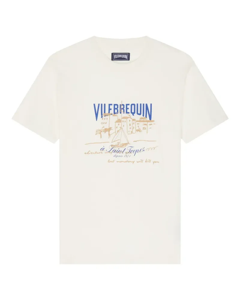Vilebrequin T-Shirt mit Logo-Print - Nude Nude