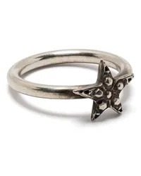 WERKSTATT:MÜNCHEN Ring mit Sterndetail Silber