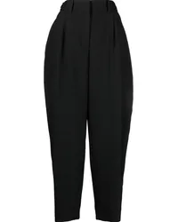 Stella McCartney Weite Bundfaltenhose Schwarz