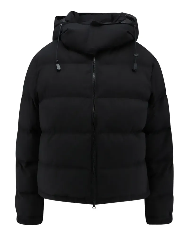 ASPESI hooded padded jacket - Schwarz Schwarz