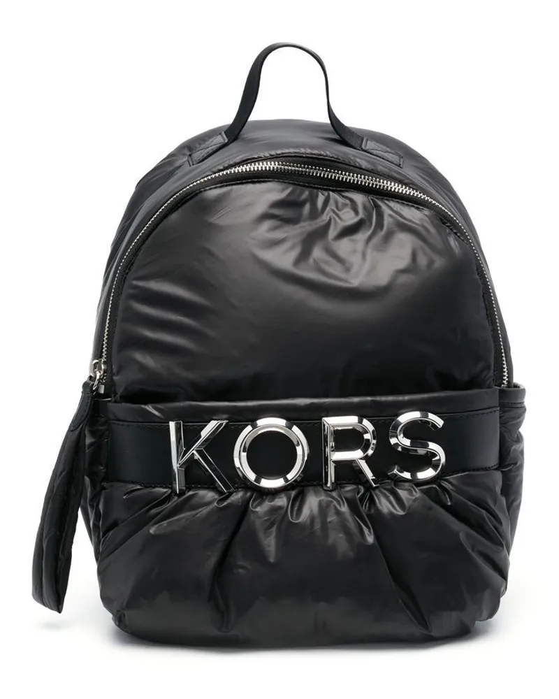 Michael Kors Leonie Rucksack mit Logo - Schwarz Schwarz