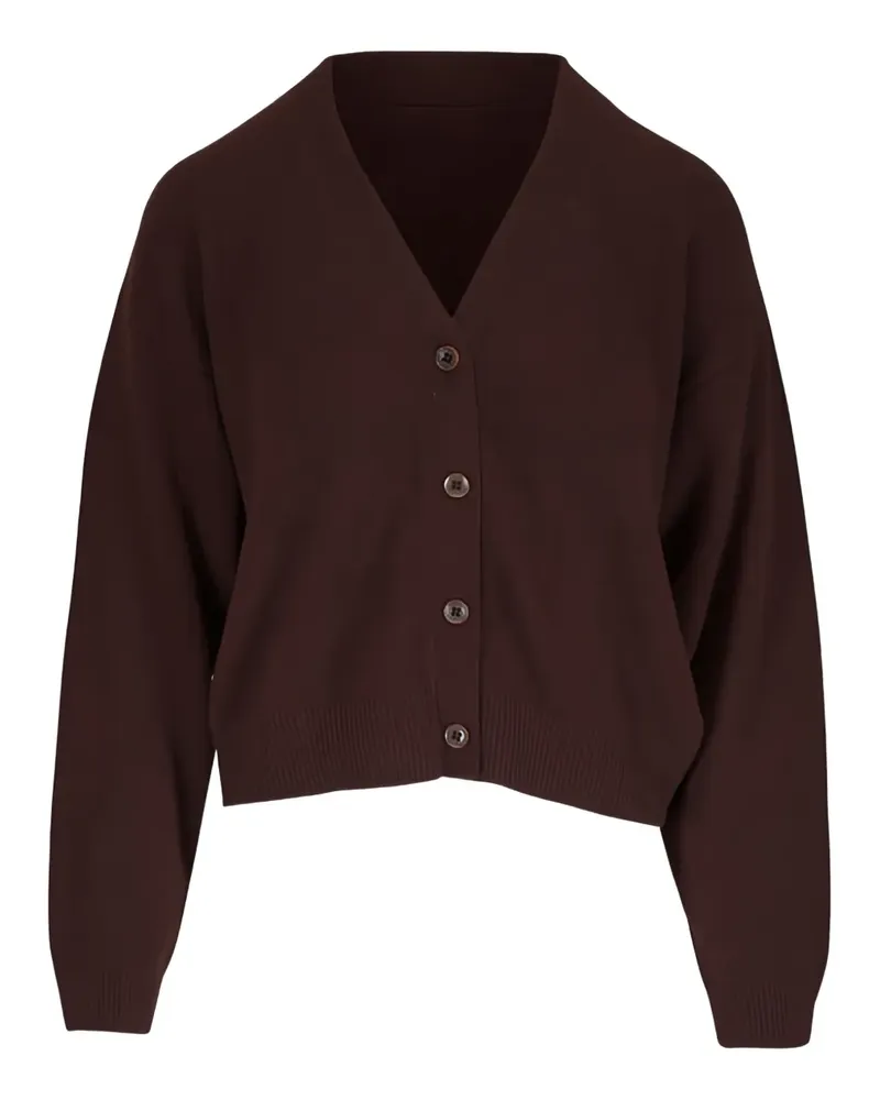 The Elder Statesman V-neck buttoned cardigan - Braun Braun