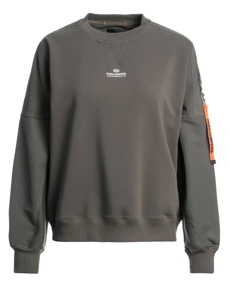Parajumpers Sweatshirt mit Logo-Patch - Grau Grau