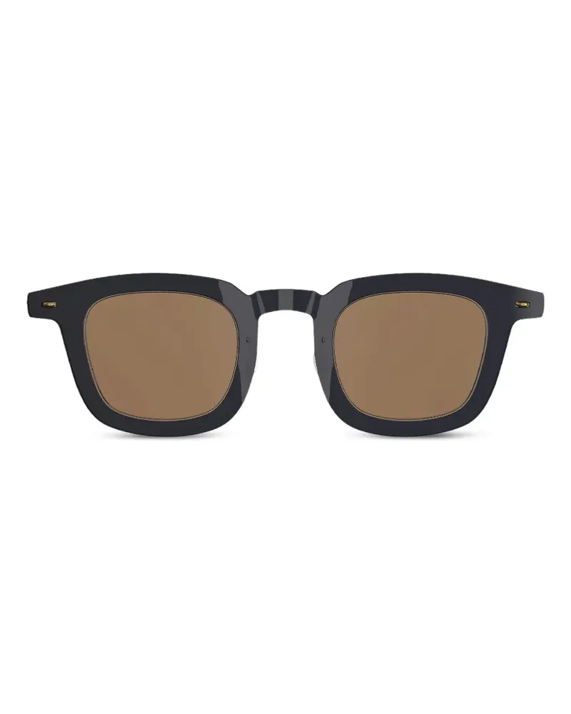 Lindberg square-frame titanium sunglasses - Schwarz Schwarz