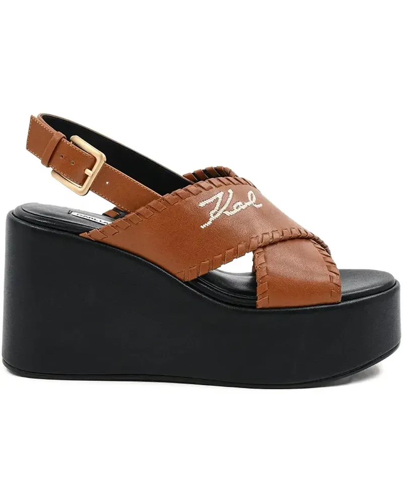Karl Lagerfeld Wendy Sandalen 90mm - Braun Braun