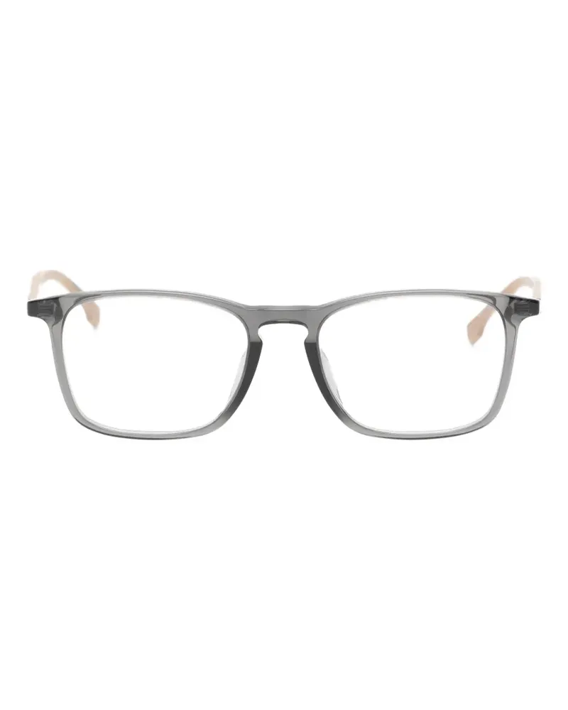 HUGO BOSS rectangle-frame glasses - Grau Grau