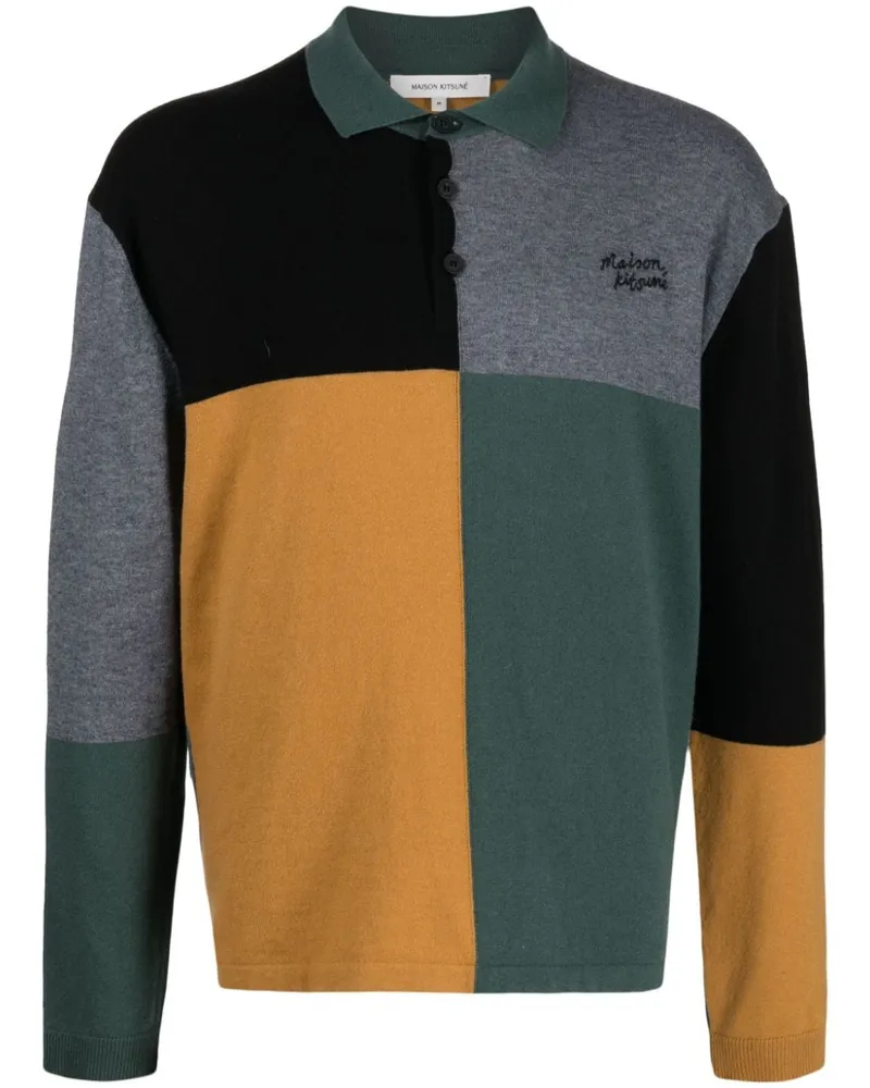 Kitsuné Pullover mit Polokragen - Grün Grün