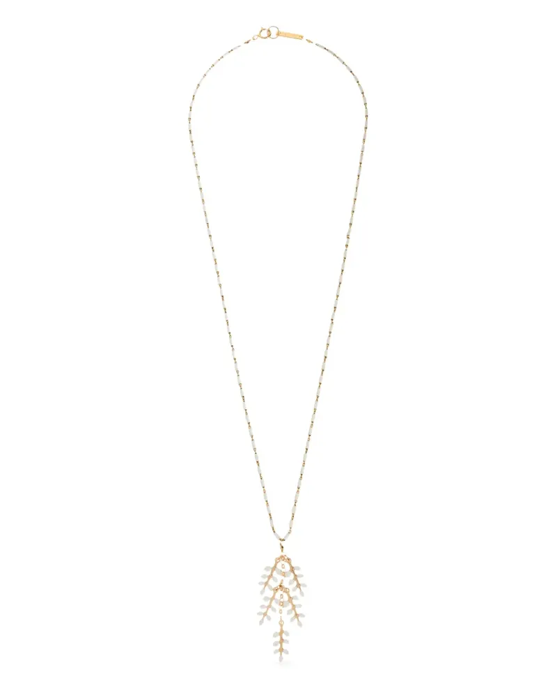 Isabel Marant leaf-pendant necklace - Gold Gold