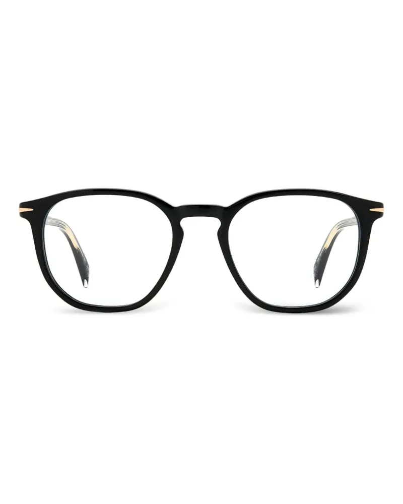 EYEWEAR by DAVID BECKHAM Brille mit geometrischem Gestell - Schwarz Schwarz