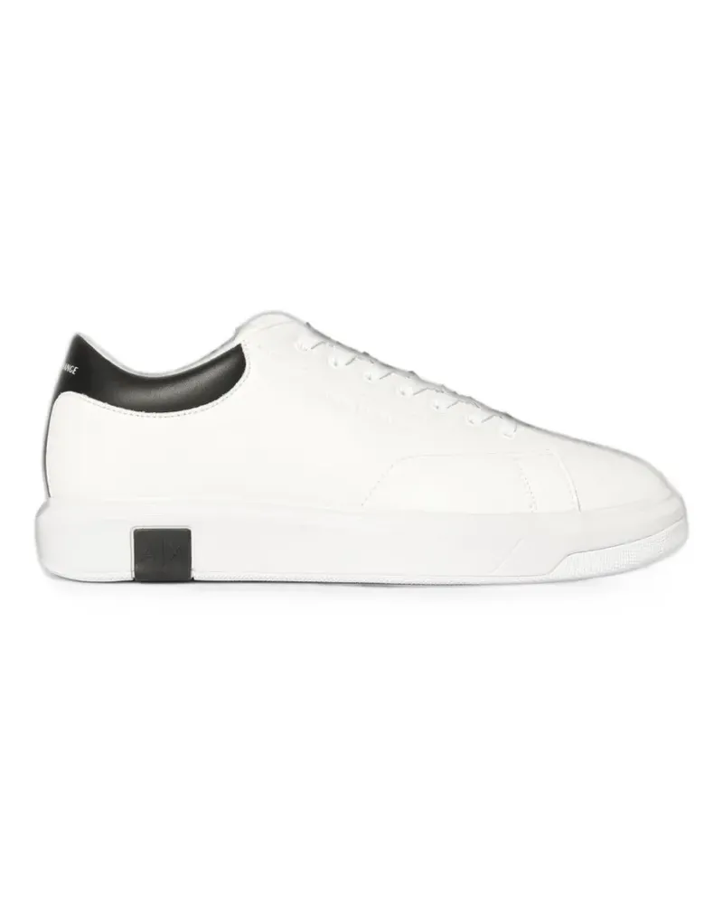 Emporio Armani Sneakers mit Logo-Print - Weiß Weiß