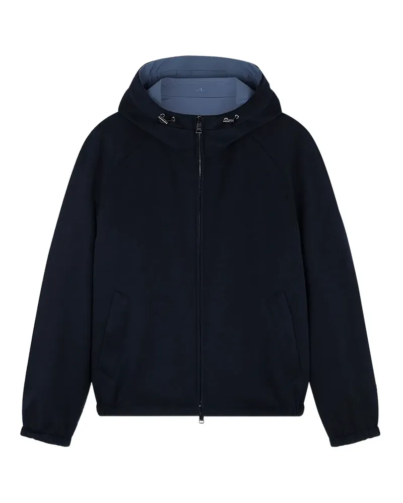 Paul & Shark hooded reversible jacket - Blau Blau
