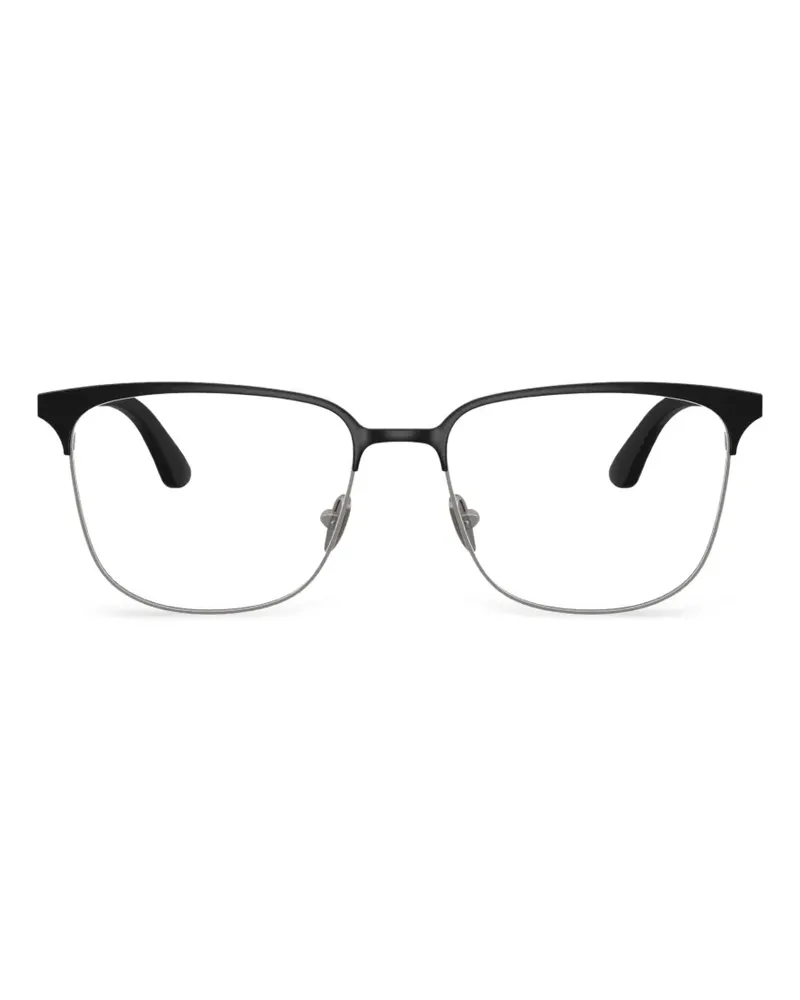 Giorgio Armani Brille mit Logo - Silber Silber