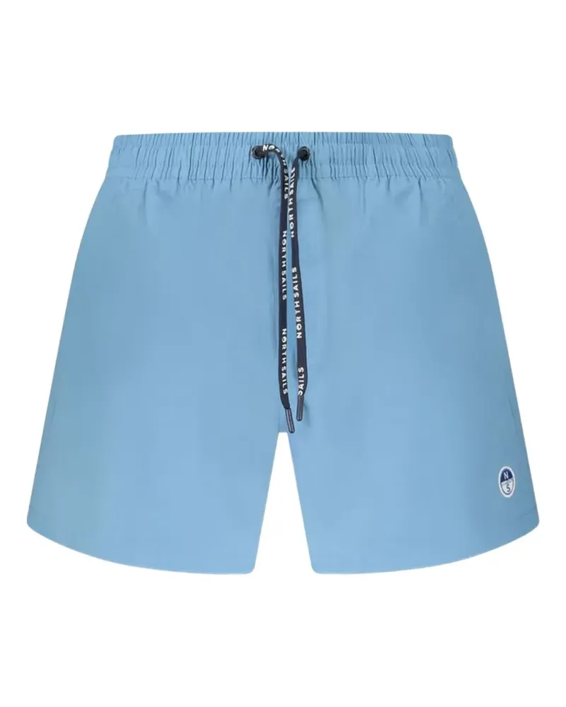North Sails logo-patch swim shorts - Blau Blau