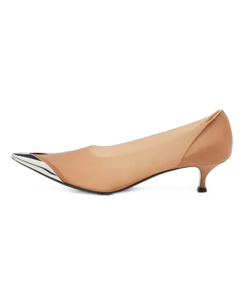 N° 21 Pumps mit spitzer Kappe - Nude Nude