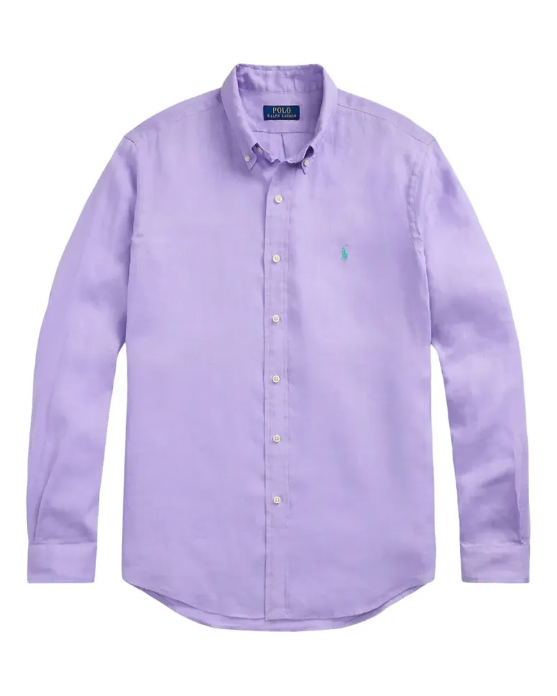 Ralph Lauren Hemd aus Leinen - Violett Violett