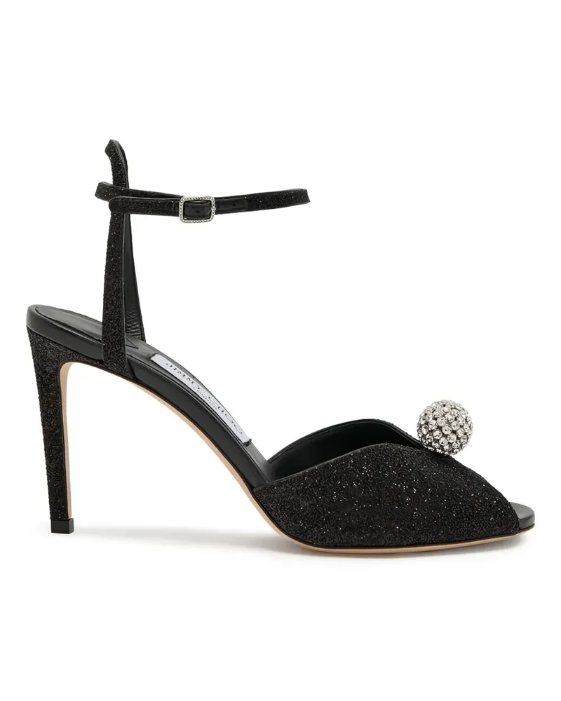 Jimmy Choo Sacora crystal-embellished sandals - Schwarz Schwarz
