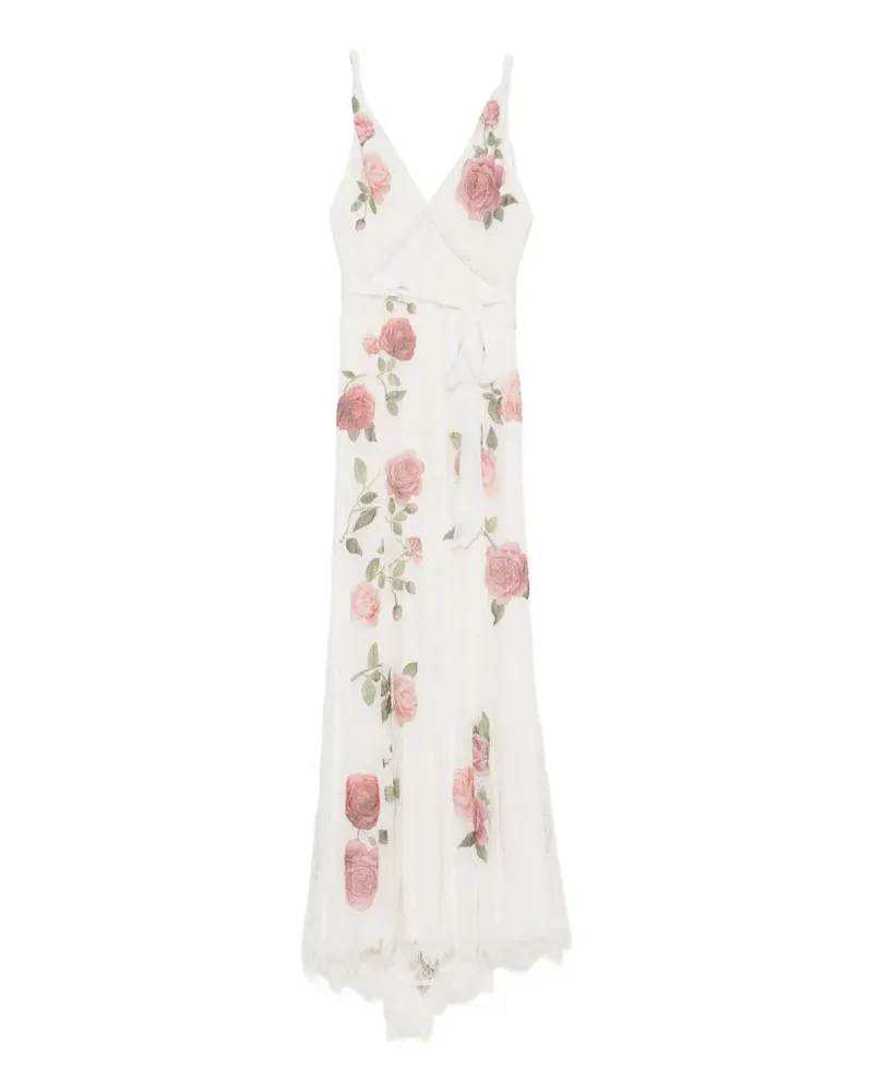 Alice + Olivia floral-print maxi dress - Weiß Weiß