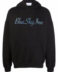 Blue Sky Inn Hoodie mit Logo-Print Schwarz