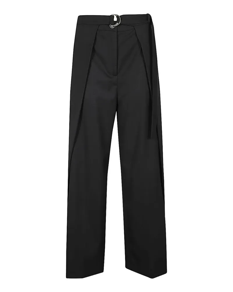 Erika Cavallini D-ring trousers - Schwarz Schwarz