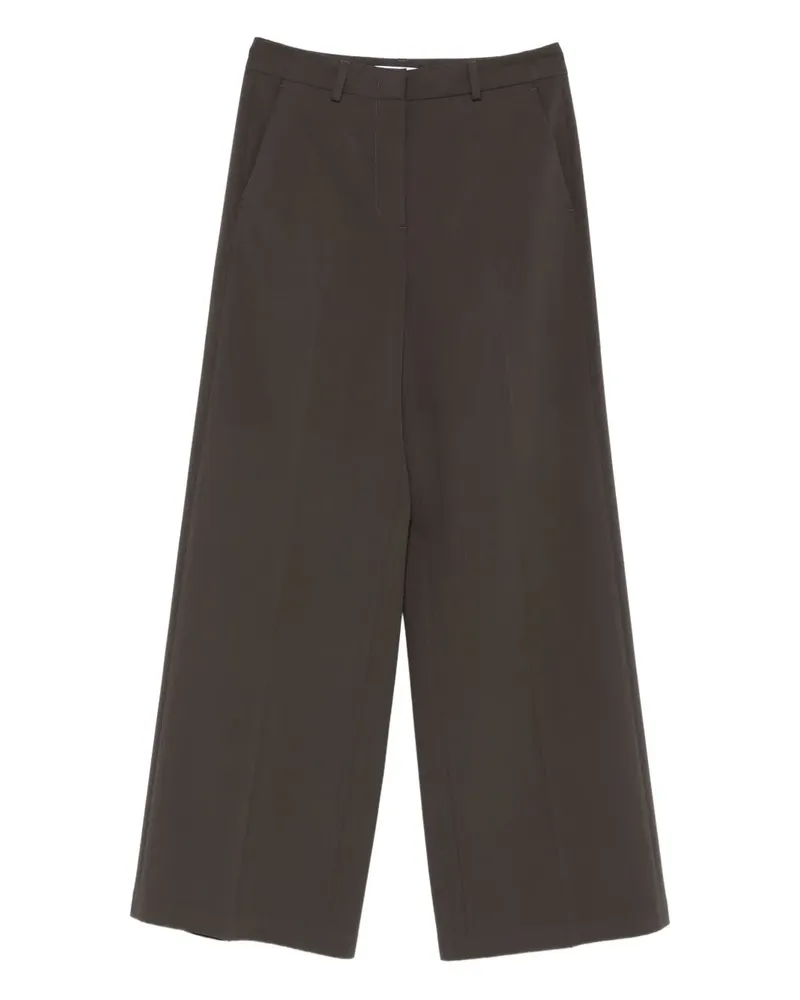 Blumarine pressed-crease trousers - Braun Braun