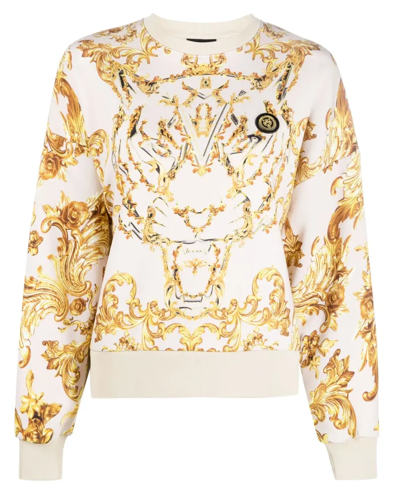 Philipp Plein Hemd mit Barock-Print - Nude Nude