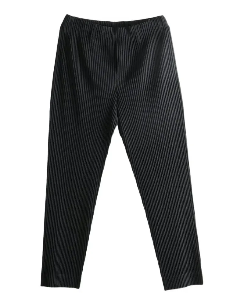 Issey Miyake Plissierte Hose - Schwarz Schwarz