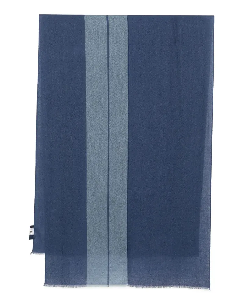 N.Peal Geo Pashmina Schal - Blau Blau