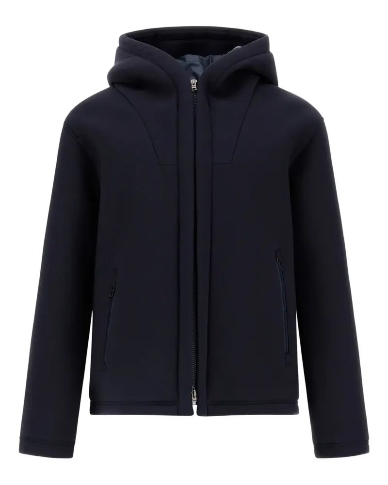 Herno Kapuzenjacke mit Reißverschluss - Blau Blau