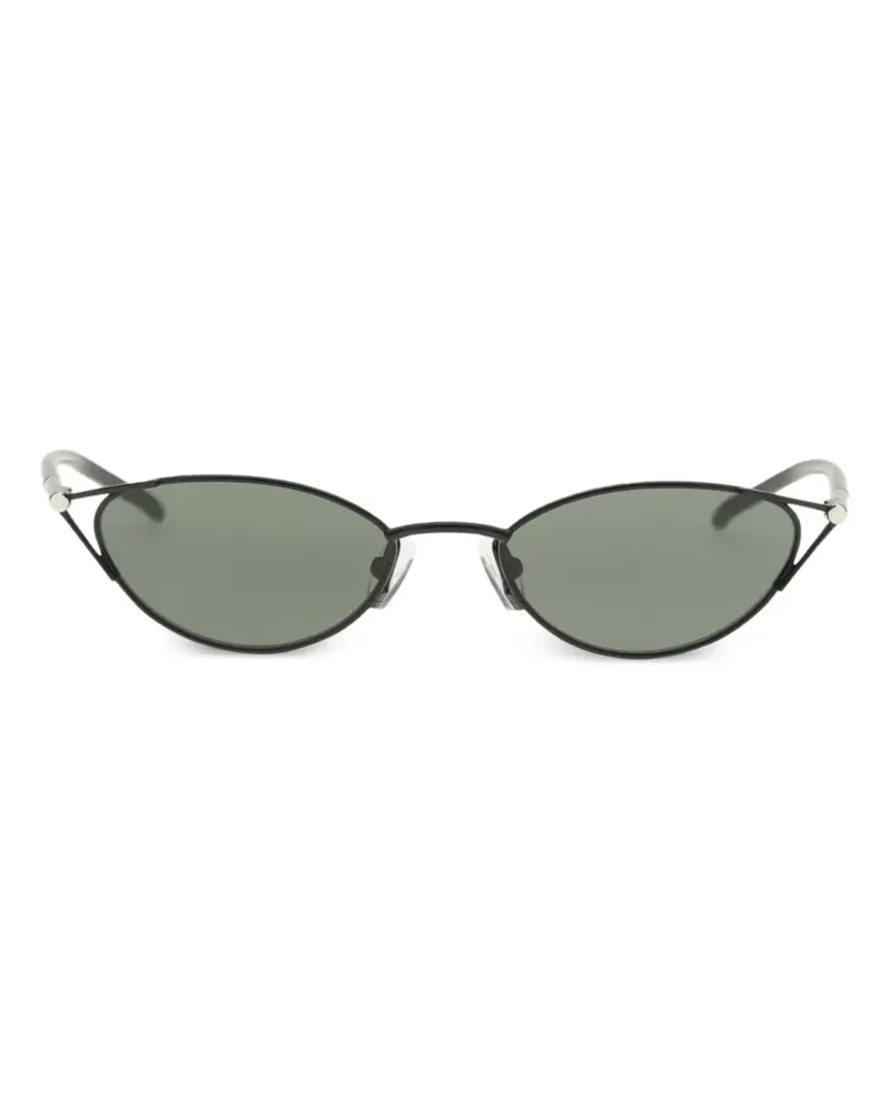Alexander McQueen Sonnenbrille mit Cat-Eye-Gestell - Schwarz Schwarz