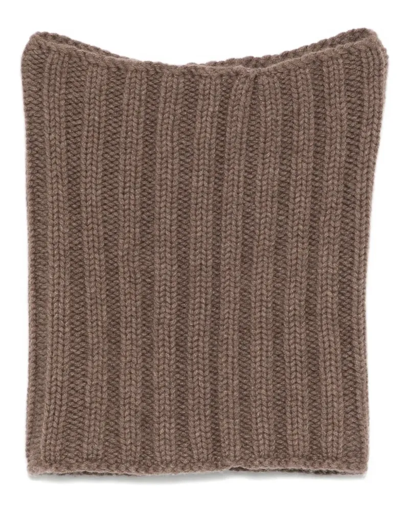 Dell'oglio ribbed cashmere scarf - Braun Braun