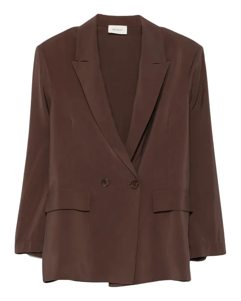 VICOLO Doppelreihiger Blazer - Braun Braun