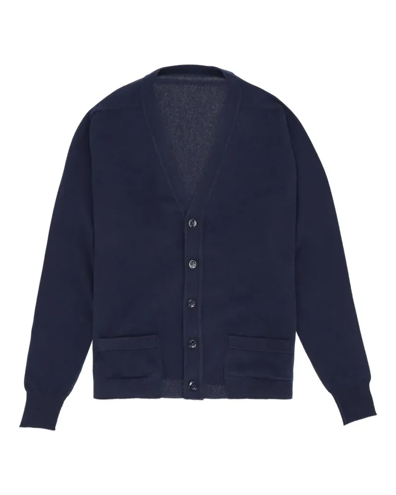 Fortela Lynch V-neck button cardigan - Blau Blau