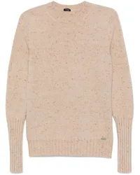 Kiton Melierter Strickpullover Nude