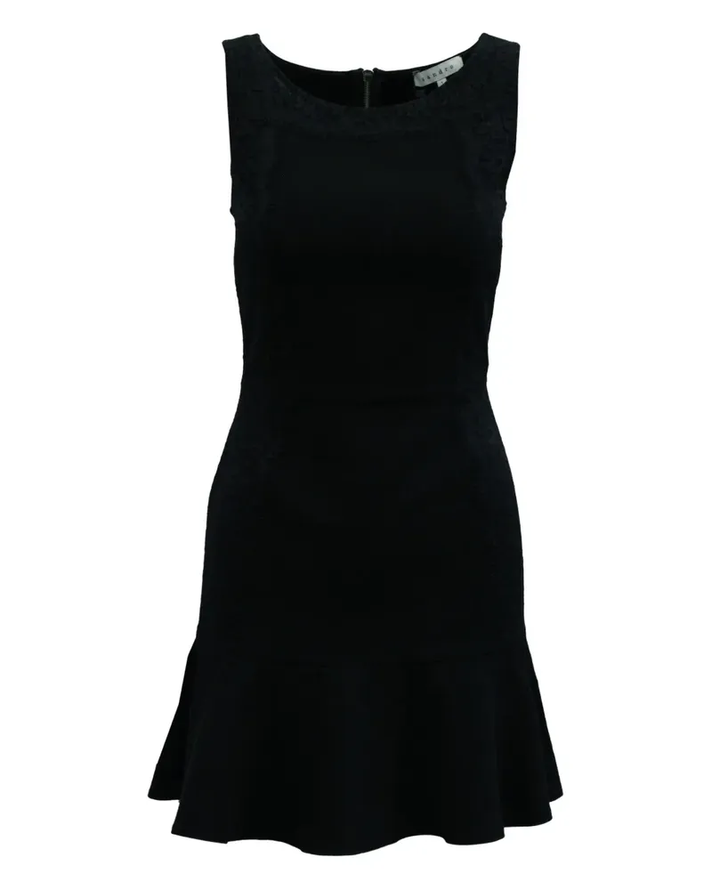 Sandro lace-detail dress - Schwarz Schwarz