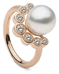 AUTORE MODA Brea Ring mit Perlen Rosa