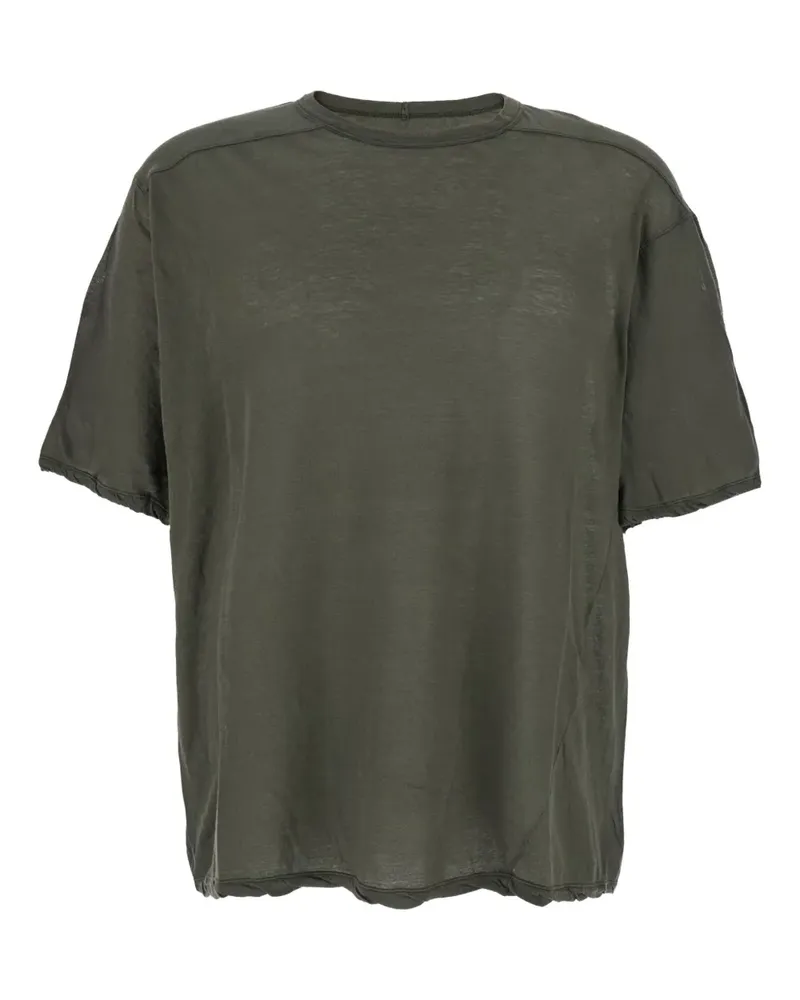 Rick Owens T-Shirt mit Rundhalsausschnitt - Grün Grün