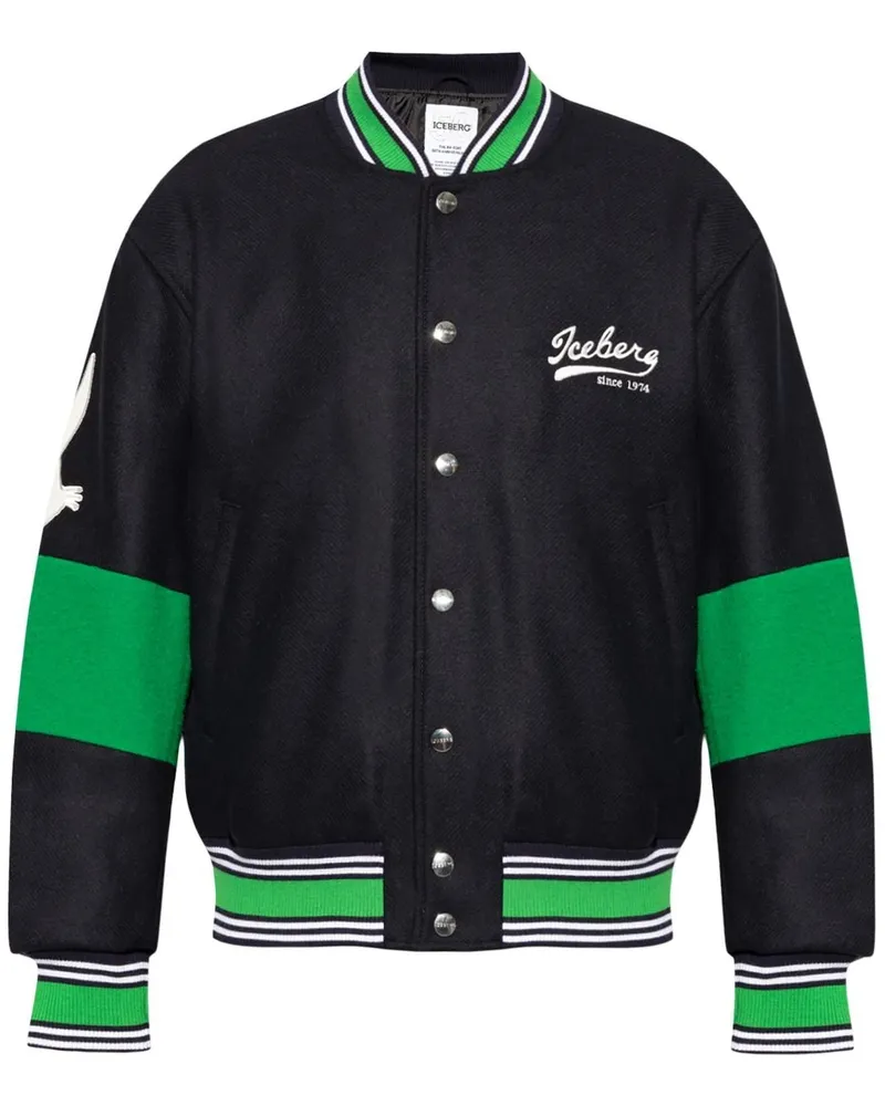 Iceberg x Looney Tunes Bugs Bunny Jacke - Schwarz Schwarz