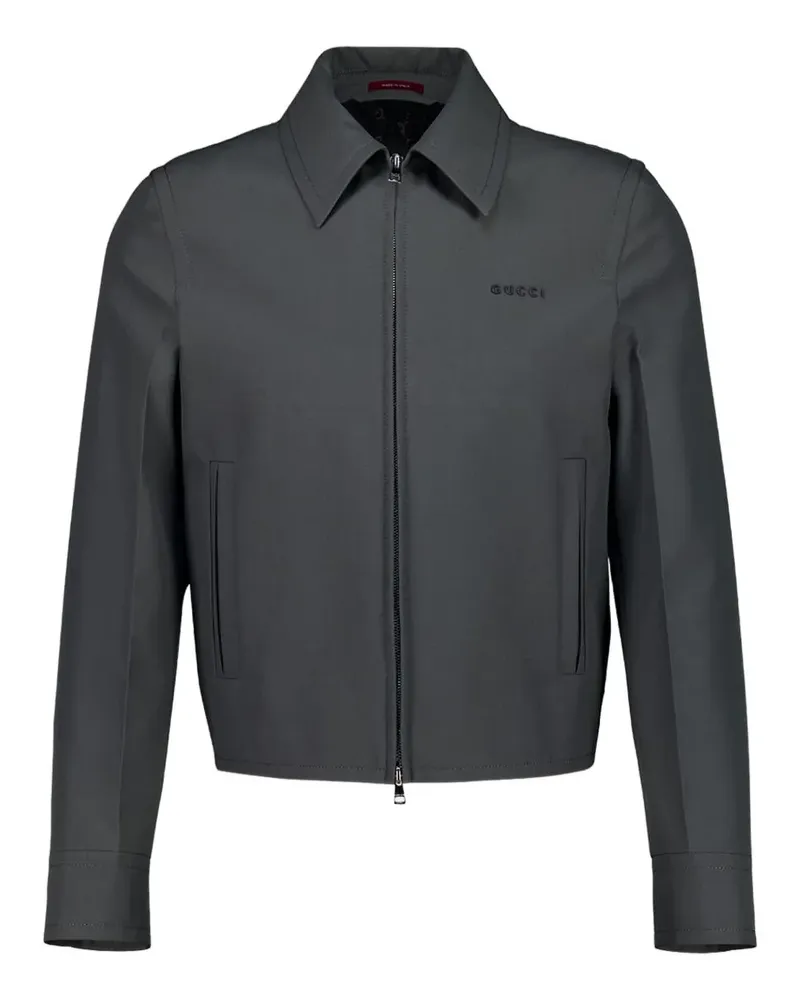 Gucci Jacke aus Tech-Panama - Grau Grau